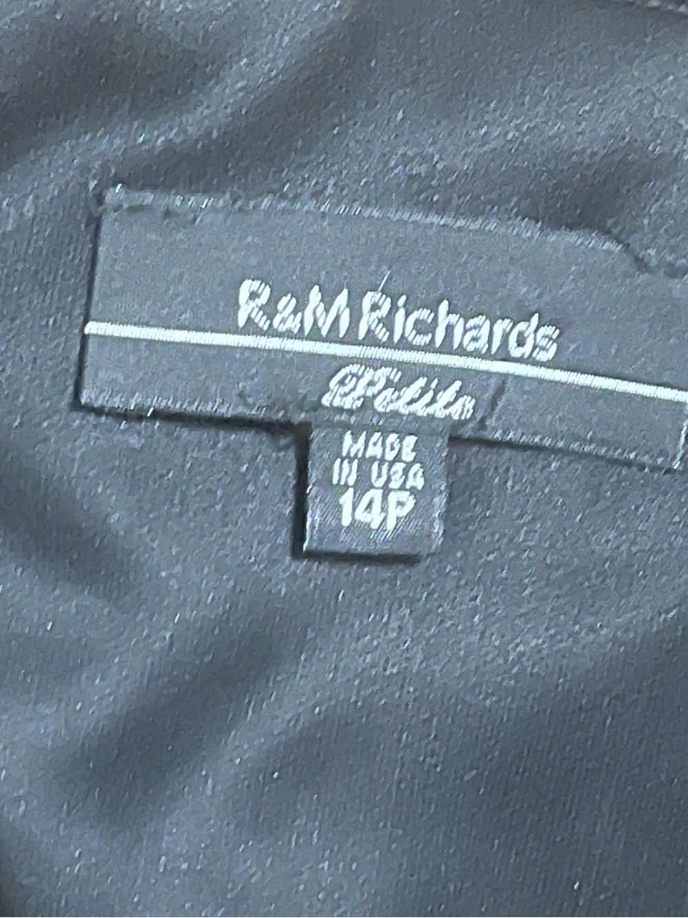 R&M Richards Black Illusion Ruffle Jumpsuit 14P - Picture 3 of 13
